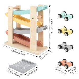 Wooden Car Ramp for Sensory Play