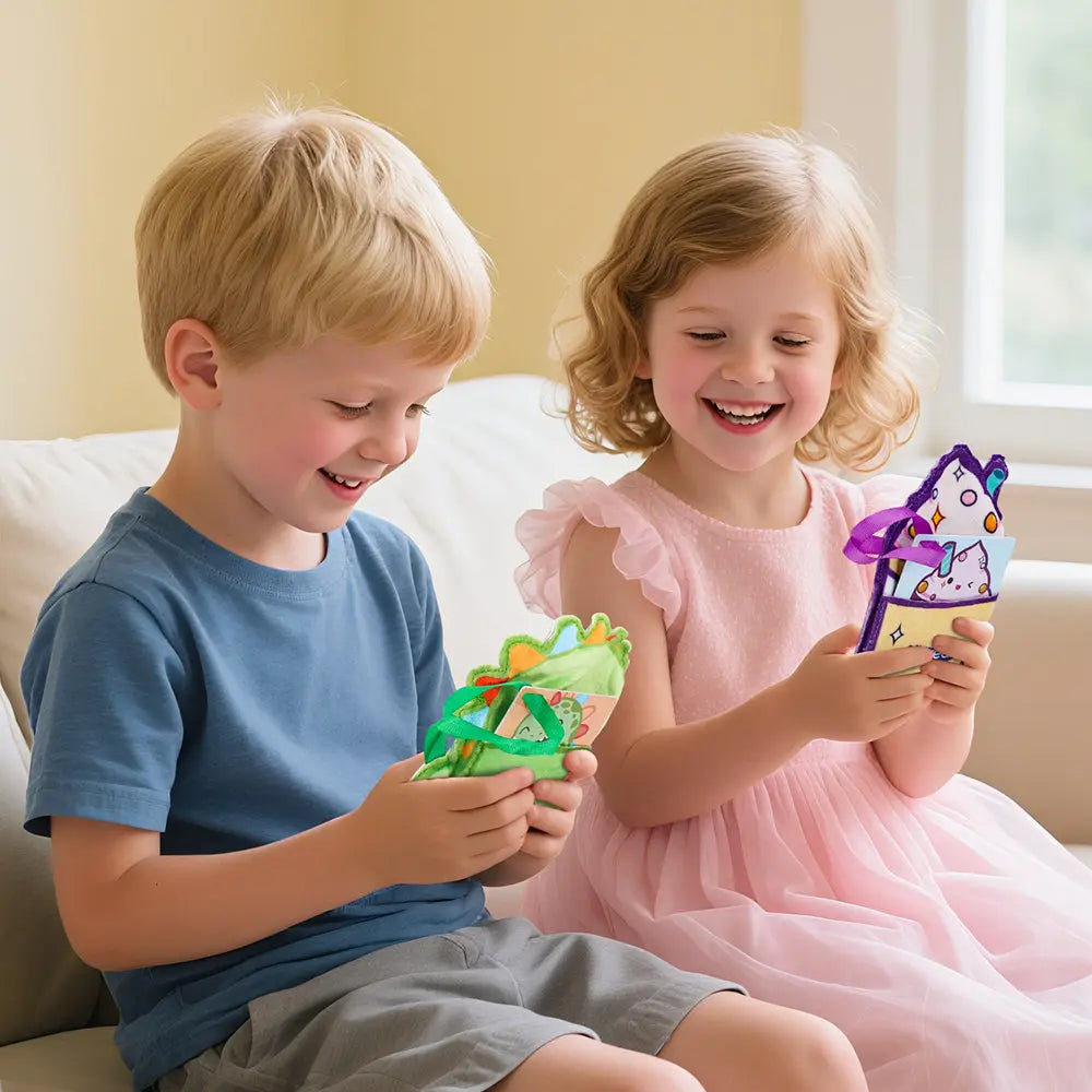 Hidden Object Sensory Toys - 3 Pack Seek & Find Busy Bag Set